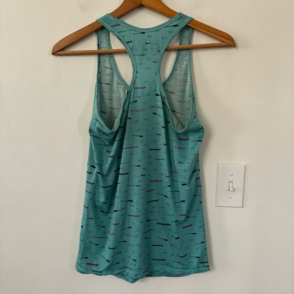 Smartwool Merino Wool 150 Canoe Print Tank Top - Picture 2 of 5
